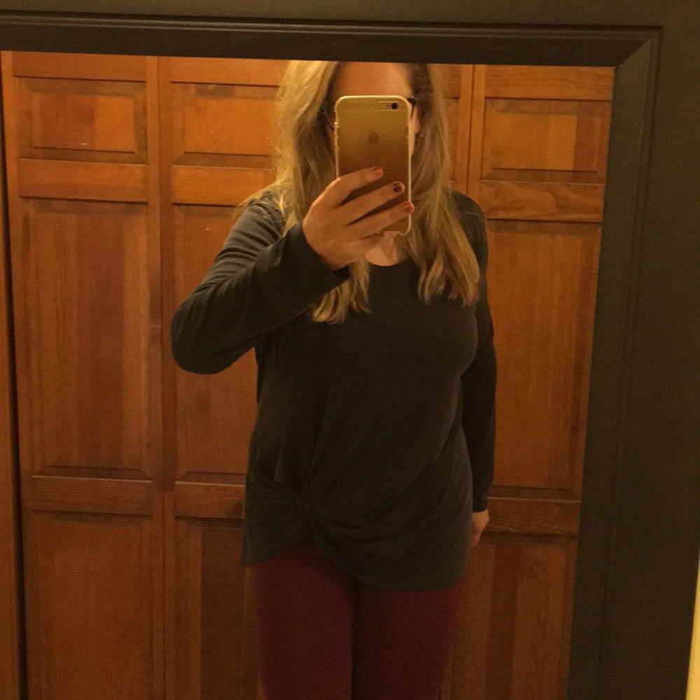 Very soft Lumiere top, one pink, one grey